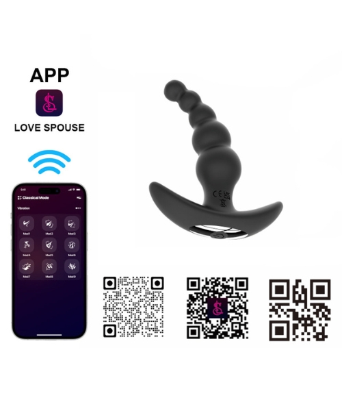 Plug Anal em Silicone Escalonado com 10 Modos de Vibração e com Controle Via App - YOUVIBE - Imagem 4