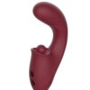 Vibrador Recarregável Ponto G e Estimulador Clitoriano com Esfera Estimuladora Chisa Kissen Tide