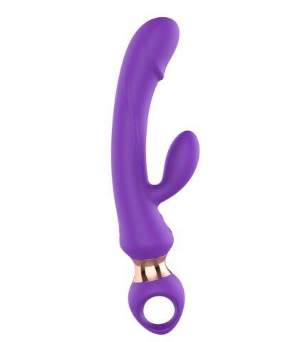 Vibrador de Luxo para Ponto G e com Estimulador Clitoriano 7 Modos de Vibração Silicone Premium Recarregável - I-MOON