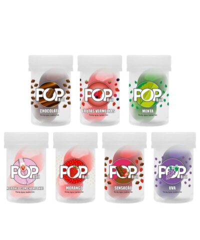 Pop Ball Bolinha Lubrificante Beijável com Sabores Variados Sensual Love