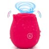 Sugador de Clitóris em Forma de Rosa Moderno e Bonito, Material de Embrulho Macio, Sensação Suave e Confortável - Youvibe