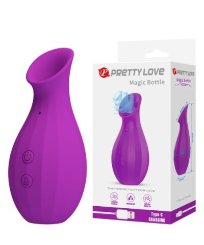 Sugador Estimulador Feminino Garrafa Mágica Com 7 Modos de Sucção - Magic Bottle - PRETTY LOVE
