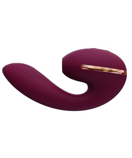 Kistoy Vibrador com Sugador de Clitóris com Pulsação em Silicone de Luxo Recarregável - Tina Mini - Kistoy - Imagem 4