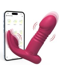 Vibrador de Ponto G e Clitóris com Movimento Vai e Vem - Lillie - Controle via APP