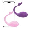 Vibrador Bullet Formato de Baleia - Whale - Controle à Distância via APP