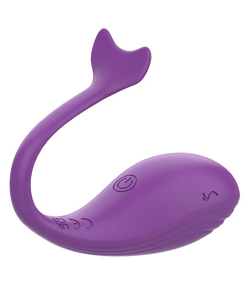 Vibrador Bullet Formato de Baleia - Whale - Controle à Distância via APP - Imagem 3