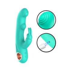 Vibrador de Ponto G e Clitóris com 2 Pontos de Batidas Função Tapping - Xira - SI