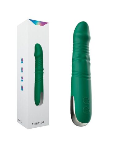 Vibrador de Ponto G com 10 Modos de Vibração, Movimentos de Vai e Vem e Rotação de Esferas, Recarregável