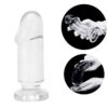 Plug Anal Grande e Grosso de Silicone Macio e Flexível - 16,5 x 5,2 cm