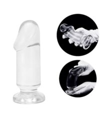 Plug Anal Grande e Grosso de Silicone Macio e Flexível - 16,5 x 5,2 cm