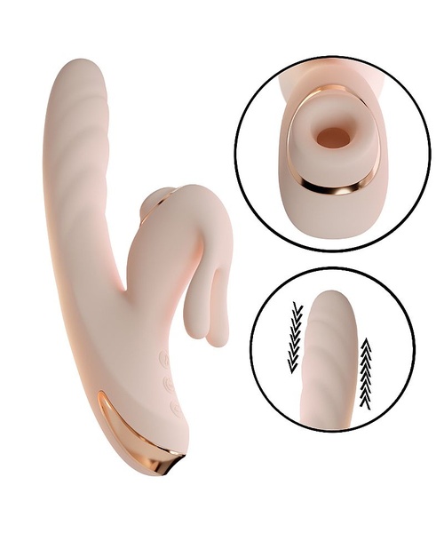 Vibrador de Ponto G e Clitóris com Pulsação, 10 modos de Vibração, 10 Modos de Vai e Vem e Leve Aquecimento - Controle via Aplicativo - Imagem 2
