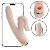 Vibrador de Ponto G e Clitóris com Pulsação, 10 modos de Vibração, 10 Modos de Vai e Vem e Leve Aquecimento - Controle via Aplicativo