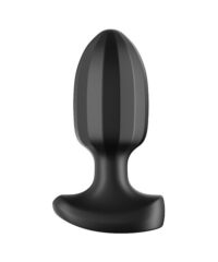 Plug Anal com Vibração de Silicone e Recarregável - 16,5 x 5,2cm