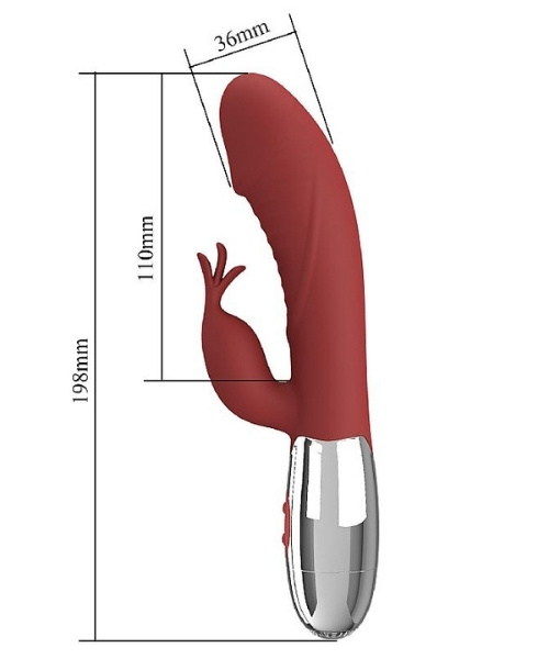Vibrador de Ponto G e Clitóris com 30 Vibrações - Rasmussen - Pretty Love - Imagem 7