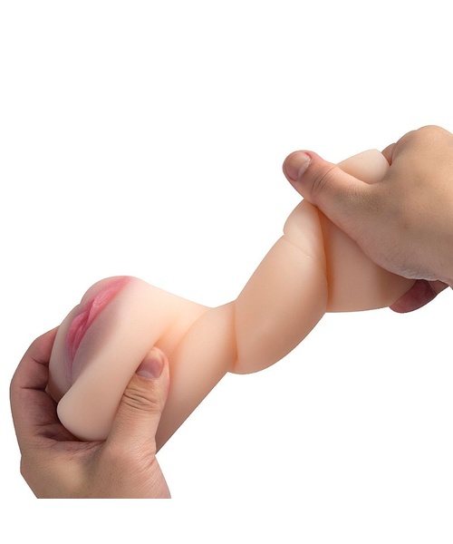 Masturbador Masculino Realístico com Entrada de Vagina em Cyberskin Macio e Flexível - Imagem 5