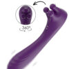 Vibrador de Clitóris com Rotação 360º em Cima e Vibração para o Ponto G na Parte de Baixo - S-Hande