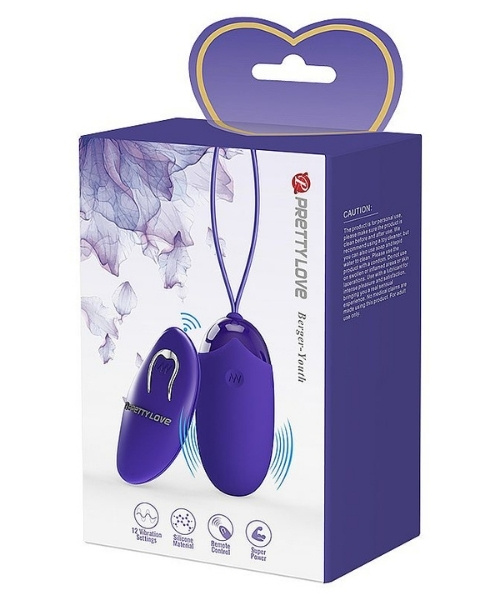 Vibrador Bullet com Controle Remoto e 12 Modos de Vibração - Berger Youth - Pretty Love - Imagem 4