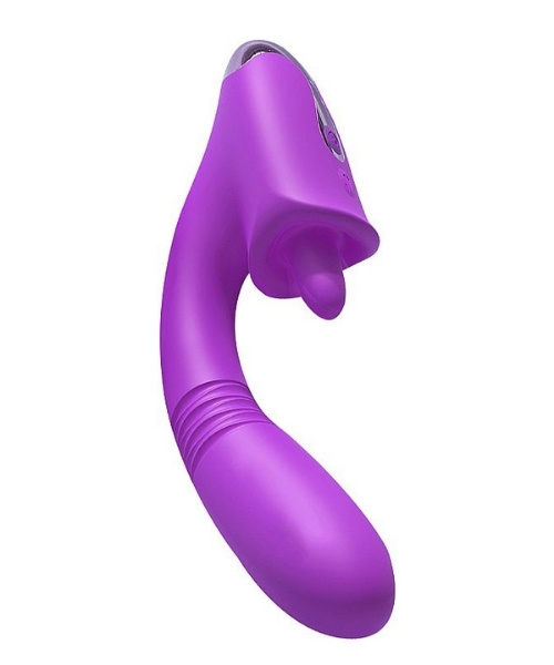 Vibrador de Ponto G e Clitóris com 9 Modos de Língua com Movimentos e Vai e Vem - Condice - S-Hande - Imagem 7