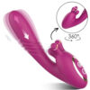 Vibrador com Estimulador de Clitóris Giratório 360° e Movimentos Vai e Vem para Ponto G - Layla - S-Hande