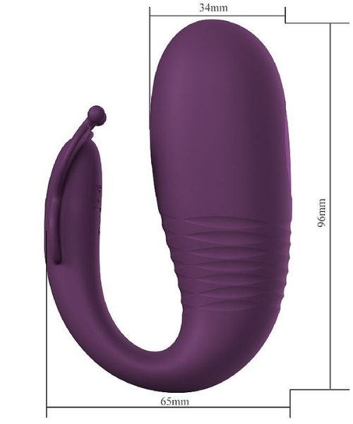 Vibrador Bullet com 10 Vibrações Vai e Vem - Klay - Controle via APP - À Longa Distância - Pretty Love - Imagem 3
