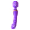 Vibrador Varinha Mágica Dupla 2 em 1 com 10 Modos De Vibração - Kael - YOUVIBE