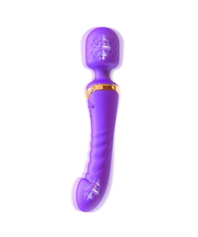 Vibrador Varinha Mágica Dupla 2 em 1 com 10 Modos De Vibração - Kael - YOUVIBE