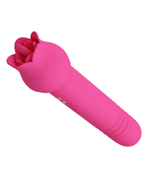 Mini Vibrador Duplo Com 7 Modos De Vai e Vem,7 Modos De Vibração e 7 Movimentos De Língua - Chaley - PRETTY LOVE - Imagem 13