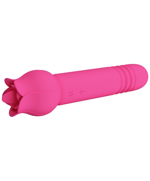 Mini Vibrador Duplo Com 7 Modos De Vai e Vem,7 Modos De Vibração e 7 Movimentos De Língua - Chaley - PRETTY LOVE - Imagem 11