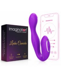 Vibrador de Ponto G e Clitóris com 12 Vibrações e Controle à Distância via APP - Linha Conexão - Imagination®