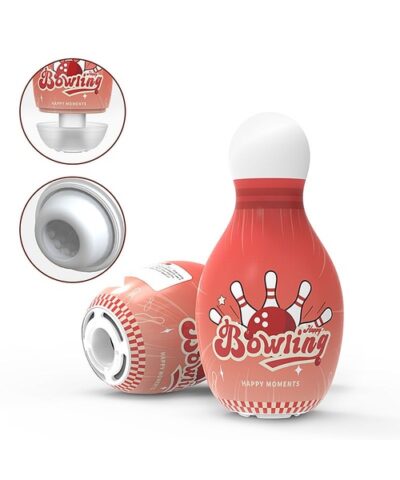 Egg Masturbator em Formato de Boliche, Macio ao Toque Ergonômico - Happy Bowling - S-Hande