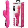 Vibrador de Ponto G e Clitóris com Ondulações em Movimento - Display de Led / Winters - Pretty Love