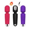 Vibrador Varinha Mágica Tamanho Pequeno Recarregável com Função de Leve Aquecimento e Função de "Choque" com 20 Vibrações e 8 Velocidades – YOUVIBE