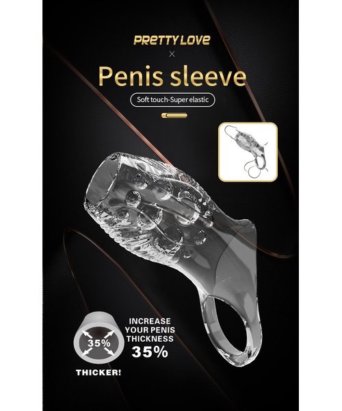 Meia Capa Peniana Elástica com Anel para escroto – Geraldine - PRETTY LOVE - Imagem 8