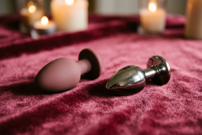 Plug Anal de Silicone vs Metal: Quando Escolher Cada Um