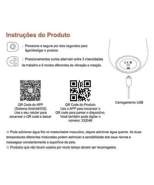 Masturbador Lanterna Recarregável com 9 Modos de Vibração e Língua com 9 Modos de Rotação e Controle Remoto via APP - NV TOYS - Imagem 11