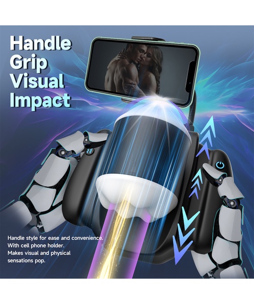 Masturbador Vai e Vem Recarregável com Suporte para Celular e Com Controle Remoto via APP - NV TOYS - Imagem 3