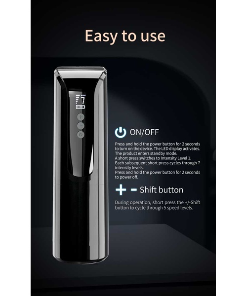 Masturbador Automático com Vibração e Sucção – Tela LED Inteligente - Larissa - PRETTY LOVE - Imagem 13