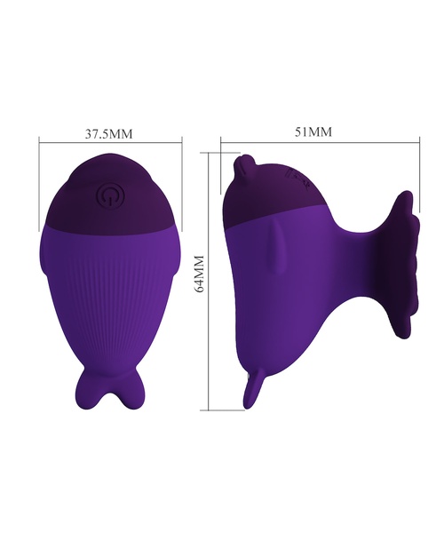 Vibrador Mini Dolphin – Silencioso, Recarregável - Mini Fun Toys - PRETTY LOVE - Imagem 5