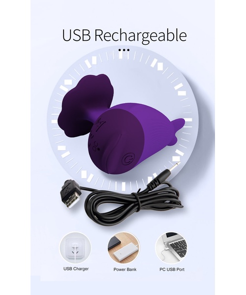 Vibrador Mini Dolphin – Silencioso, Recarregável - Mini Fun Toys - PRETTY LOVE - Imagem 12