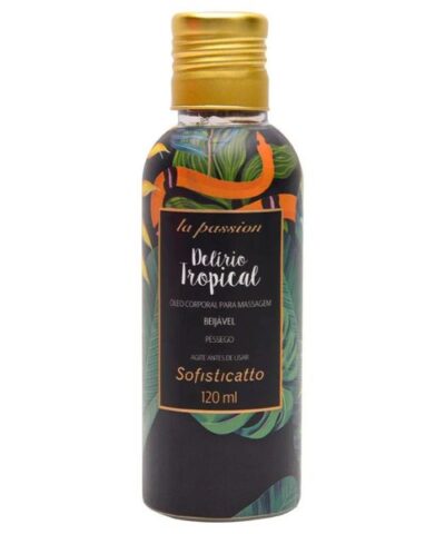 Óleo Corporal Delírio Tropical 120ml Sofisticatto - Pêssego