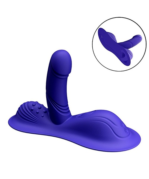 Vibrador de Cadeira com Ponto G - 9 modos de vibração com Dedilhar / Tapping - 22,4 x 9,2cm - Controle à Longa Distância via App - Imagem 2