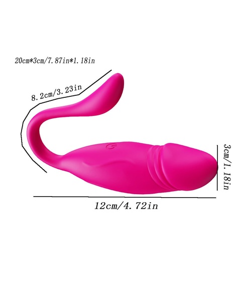Vibrador Duplo de Ponto G e Clitóris com Controle por Aplicativo – 10 Modos de Vibração - Imagem 3