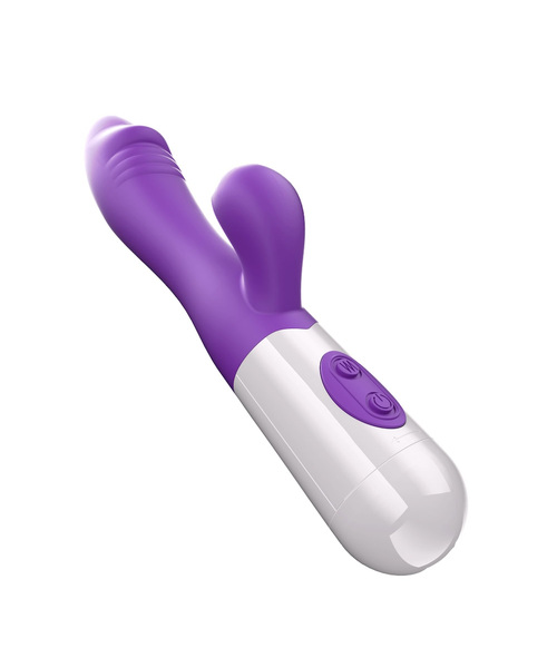 Vibrador Rabbit Duplo Ponto G com 20 Modos de Vibração Recarregável – Roxo - Imagem 14