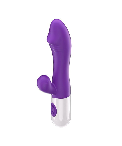 Vibrador Rabbit Duplo Ponto G com 20 Modos de Vibração Recarregável – Roxo - Imagem 7