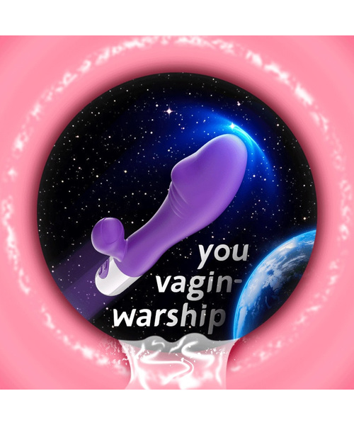 Vibrador Rabbit Duplo Ponto G com 20 Modos de Vibração Recarregável – Roxo - Imagem 13