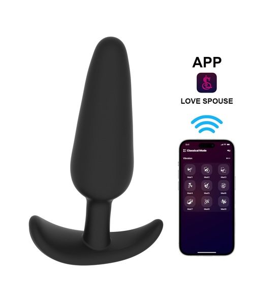 Plug Anal Vibratório em Silicone com Controle por Aplicativo – 9 Modos de Vibração - Imagem 5