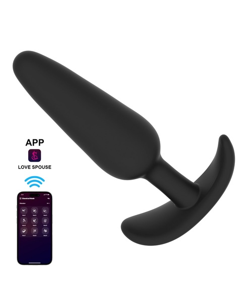Plug Anal Vibratório em Silicone com Controle por Aplicativo – 9 Modos de Vibração - Imagem 4