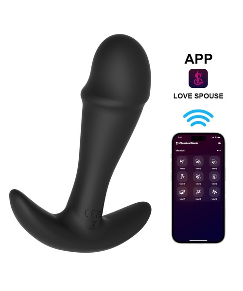 Plug Anal Vibratório em Silicone com Controle por Aplicativo – 9 Modos de Vibração - Imagem 5