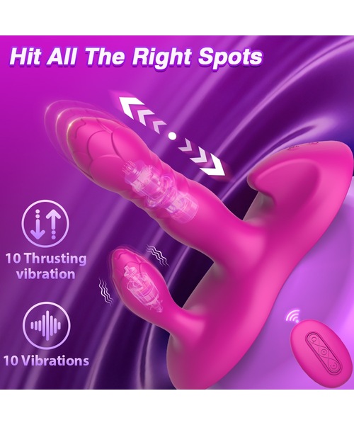 Vibrador com Movimento Vai e Vem, Estimulador Clitoriano e Controle por Aplicativo – 20 Modos de Funcionamento - Imagem 2